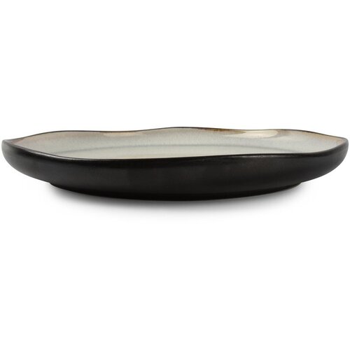Salt&amp;amp;Pepper Črn/bež krožnik iz kamenine &amp;oslash; 27 cm Lunar &amp;ndash; Slike