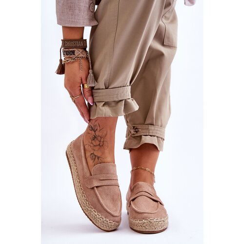 Kesi Women&amp;#039;s Suede Espadrilles Beige Keyla Slike