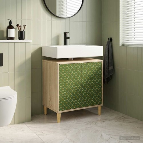  Kupaonski ormar GELEEN Sonoma 60 x 40 x 60 cm Konstruirano drvo Cijene