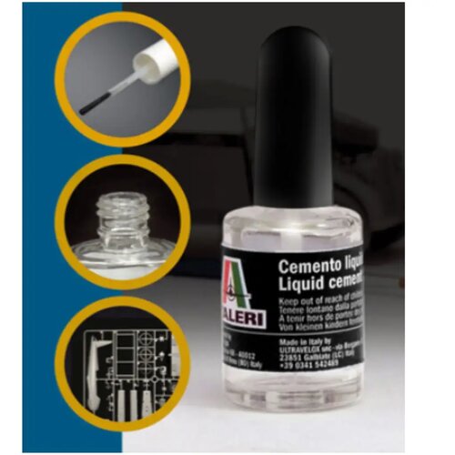 Italeri ljepilo za makete s četkicom 15ml - s debelom četkicom Cene