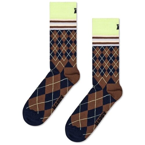 Happy Socks Dokolenke MIXED ARGYLE SOCK Kostanjeva Cene