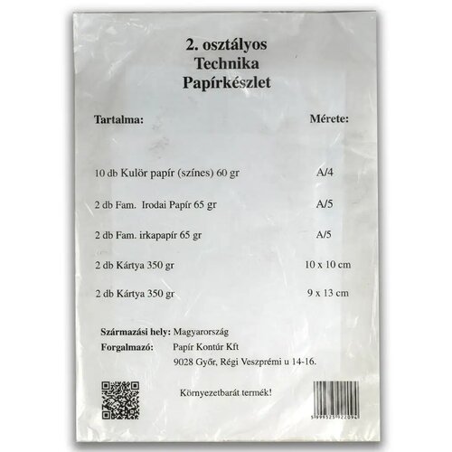 &amp;Scaron;kolski Tehnički papir za 2. razred, set od 18 komada Slike