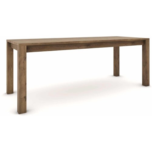  Hrastov stol 200 x 80 cm, grafit Slike
