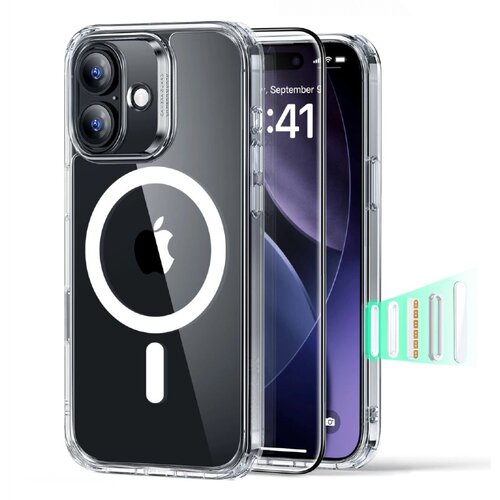 Apple Ovitek ESR z Magsafe + Zaščitno steklo za iPhone 17 - Prozoren Cene