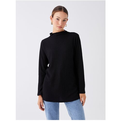 LC Waikiki Women's Half Turtleneck Straight Long Sleeve Tunic Slike