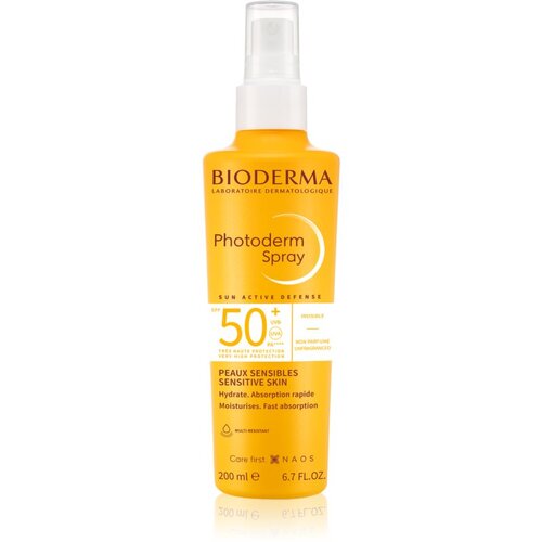 Bioderma Photoderm Sprej SPF 50+ za&amp;scaron;titno mlijeko za sunčanje u spreju SPF 50+ 200 ml Slike