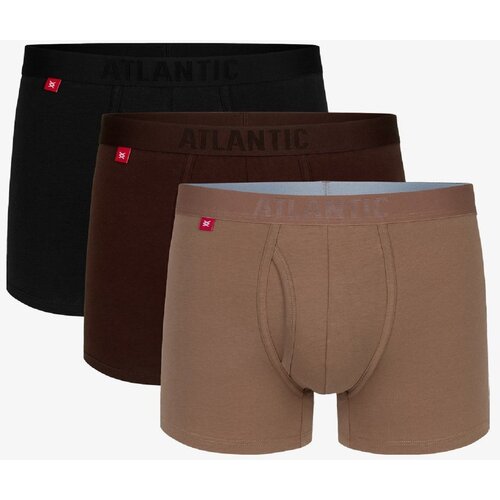Atlantic Boxer shorts 3MH-184 A&amp;#039;3 S-2XL chocolate-cappucino-black 1 Slike