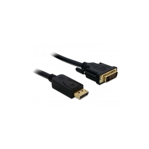 Delock DisplayPort / DVI adapterski kabel DisplayPort utikač, DVI-D 24+1-polni utikač 2.00 m crna 82591 DisplayPort kabel Cijene