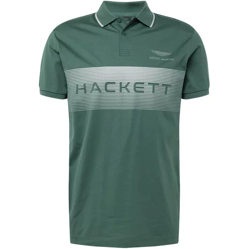 Hackett London Majica zelena / bela