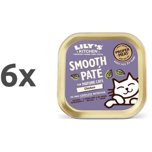 Lily's Kitchen smooth Paté senior - piščanec 6 x 85 g Cene