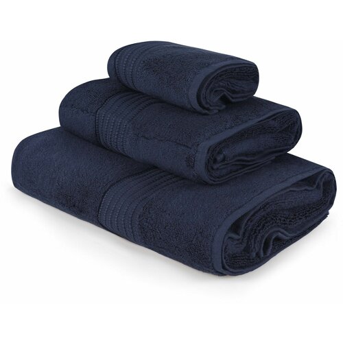 Lessentiel Maison chicago set - dark blue dark blue towel set (3 pieces) Slike