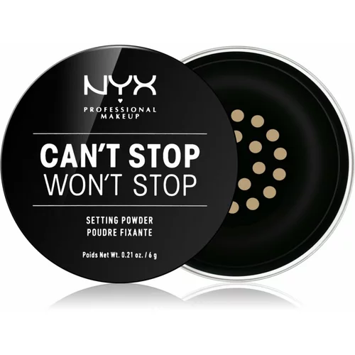 NYX Professional Makeup Can't Stop Won't Stop puder u prahu nijansa 02 Light-medium 6 g