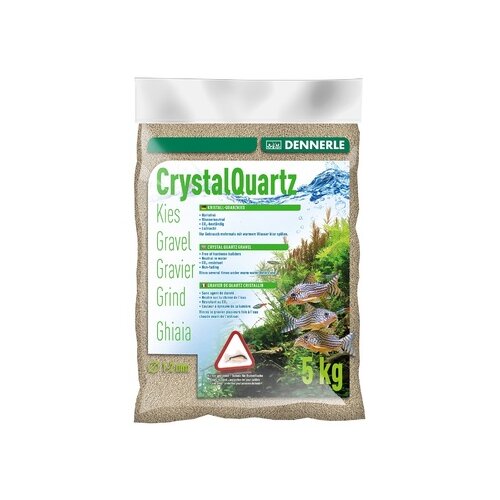 Dennerle crystal Quartz Gravel Šljunak za akvarijum, 5kg, Beli Cene