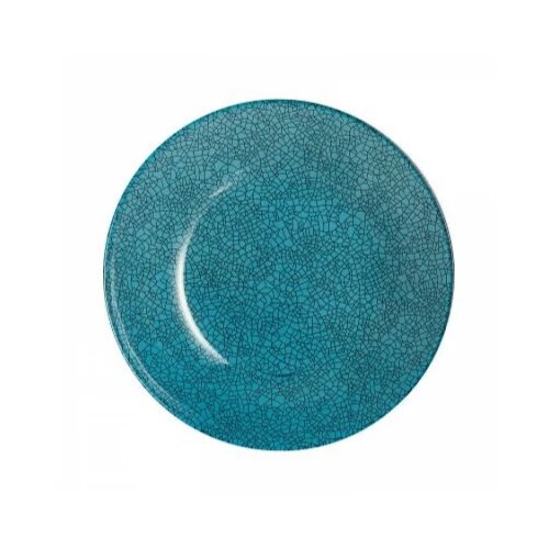 Luminarc icy blue 20 stakleni duboki plavi tanjir Slike