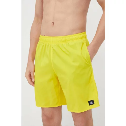 Adidas Kopalne kratke hlače Solid CLX rumena barva