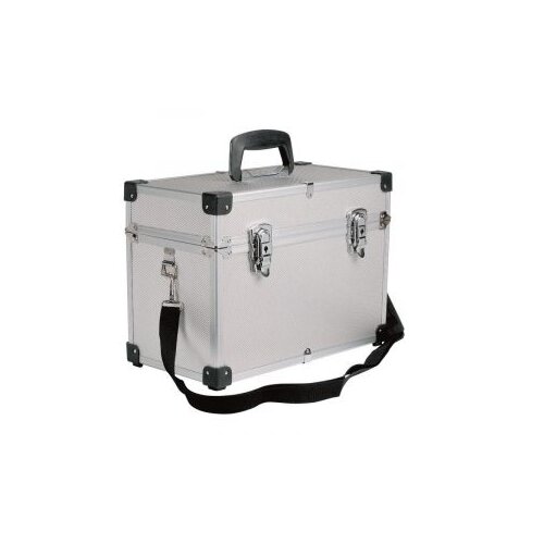 Kofer za pribor Sibel Compact 27x38x20 cm – Alu Srebrni Cijene