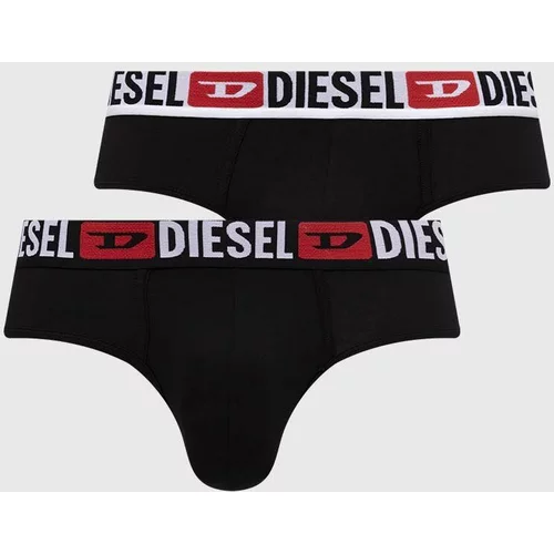 Diesel Slip gaćice 3-pack za muškarce, boja: crna