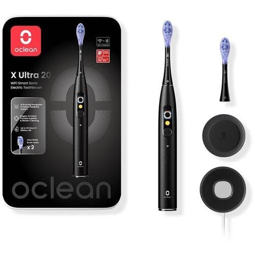 Oclean električna zobna &amp;scaron;četka X Ultra 20 Črna, Sonični motor, OCETXULTRA20B Slike