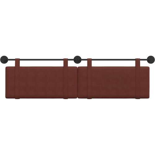  Držeće uzglavlje Zidne Sjajno smeđa 170 x 55 x 5 cm Antikni PU - Sjajna smeđa 160 cm bez LED Slike