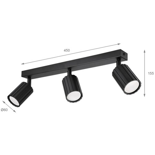  Brilagi - Spot svetiljka CRISPINA 3xGU10/10W/230V crna Slike