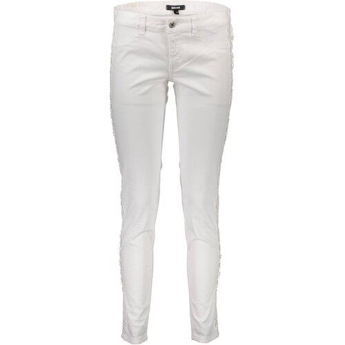 Just Cavalli WOMEN&#39;S WHITE TROUSERS Cijene