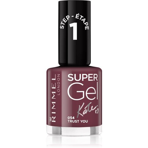 Rimmel London Super Gel By Kate gel lak za nohte brez uporabe UV/LED lučke odtenek 054 Trust You 12 ml Cene