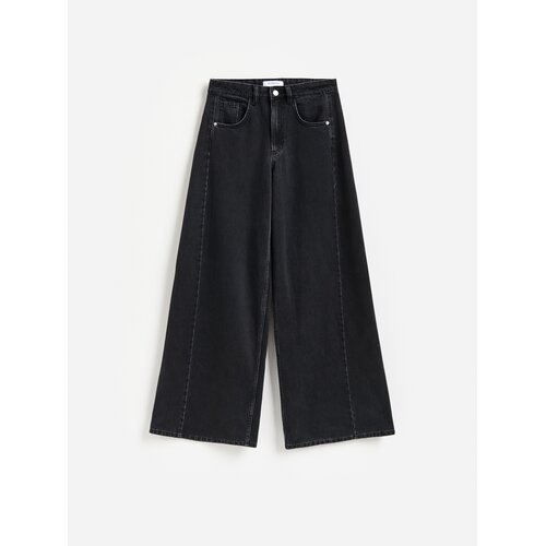Reserved LADIES` JEANS TROUSERS - crno Cene