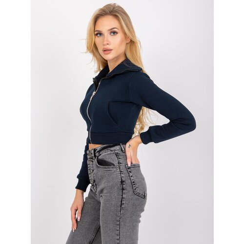 RUE PARIS Sweatshirt-RV-BL-7305.79-navy blue Cene