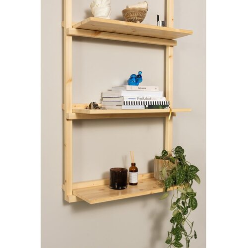 Karup Design Zidna polica od masivnog bora u prirodnoj boji 66x127 cm Groove &amp;ndash; Slike
