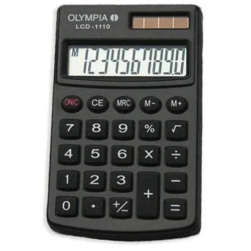 No Statovac LCD 1110, kalkulator, Olimpia, crna Slike