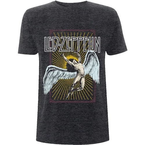 Led Zeppelin Majica Icarus Unisex Dark Heather Grey XL