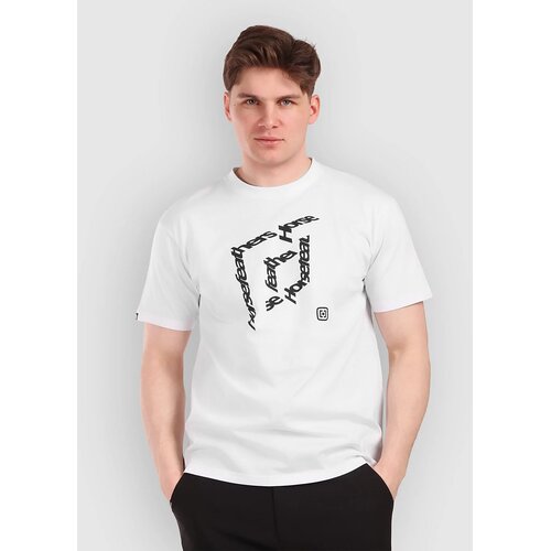 Horsefeathers Cube T-shirt white Cene