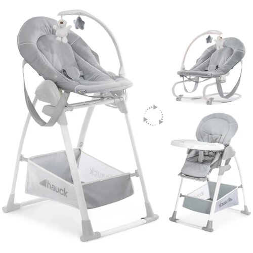 Hauck HRANILICA SIT N RELAX 3 U 1, DARK GREY Cene
