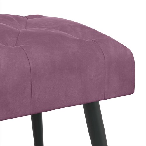  Klupa s gumbastim tkanjem Ljubičasta 110 x 40 x 46 cm Bar&amp;scaron;un Slike
