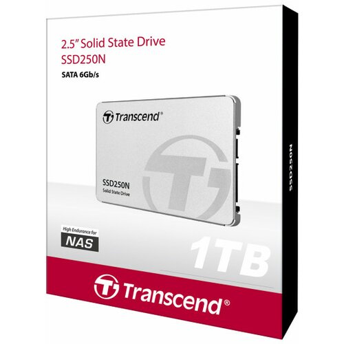 Transcend 1TB, 2.5" SSD, SATA3, 3D TLC for NAS Cene