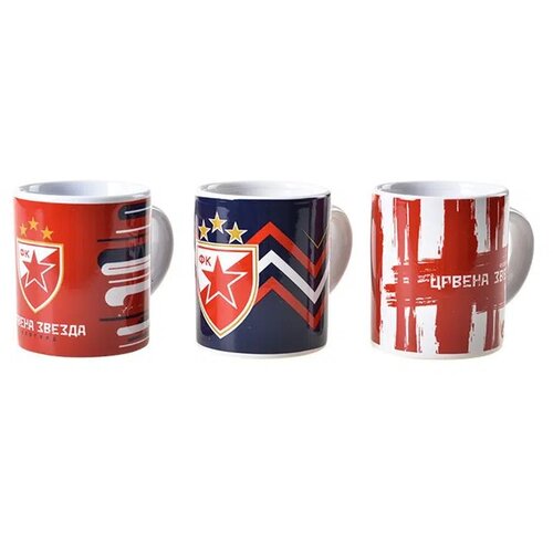 Crvena Zvezda latte, šoljica, keramička, crvena zvezda, 100ml, miks 300801 Cene