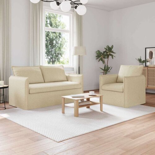 SOFA 140cm 2 pcs Krema Metal Cijene