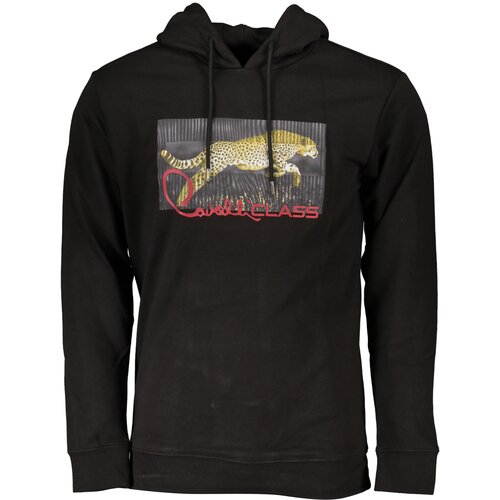 Cavalli Class MEN&#39;S BLACK ZIP-OUT SWEATSHIRT Cijene