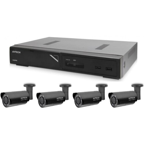 Avtech Set kamera 1x NVR AVH1109 i 4x 5MPX IP Bullet kamera AVM5547 + 4x UTP kabel 1x RJ45 - 1x RJ45 Cat5e 15m! Cijene