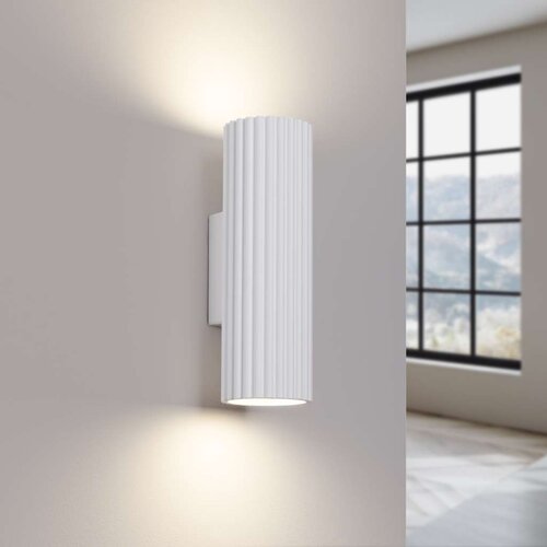  Sollux SL.1647 - Zidna svetiljka KARBON 2xGU10/10W/230V bela Slike