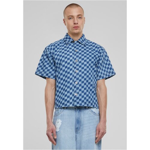 UC Men Men's shirt with print - blue Cene