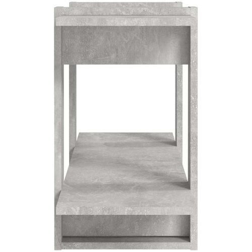  Knjižna omara betonsko siva 100x30x51 cm konstruiran les, (20705963) Slike
