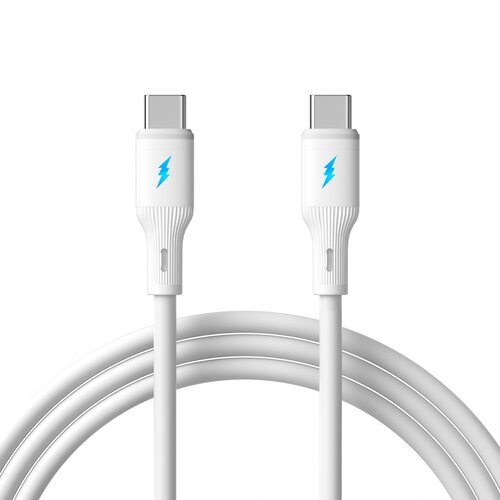 INF 66W USB-C na USB-C kabel za hitro polnjenje - silikon, 100 cm White, (5000276906) Cene