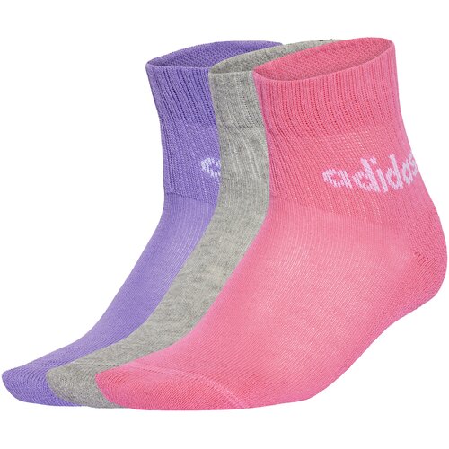 Adidas Set 3 parov otroških nizkih nogavic Kids Lin Ank 5P JF8541 Pisana Cene