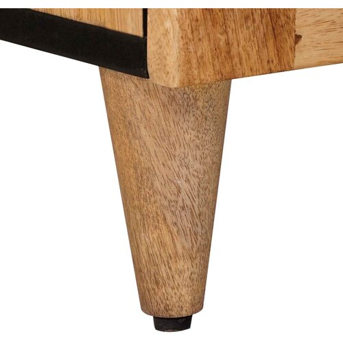  Kreveta Prirodna 60 x 33 x 75 cm Čvrsto drvo manga Slike