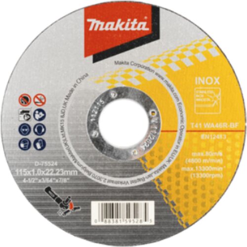 Makita Rezna ploča za inox 115x1,0 WA46R Cene