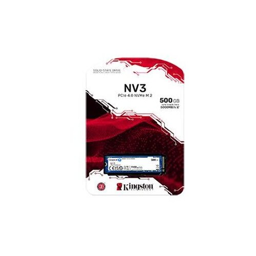 Kingston SSD 500GB NV3NVMe PCIe Gen 4.0x4R/W : 5000/3000MB/s Cijene