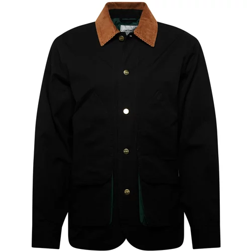 Carhartt WIP Prehodna jakna 'Heston' rjava / zelena / črna
