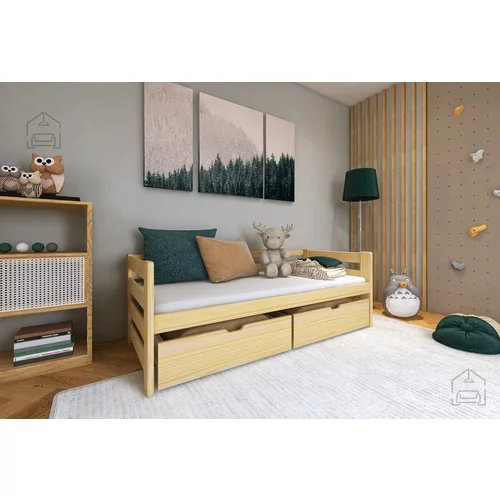 Lano Otroška postelja Ergo - 90x200 cm - Bor