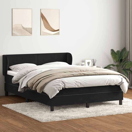 Box spring krevet s madracem crni 160x210 cm bar&amp;scaron;unasti Slike